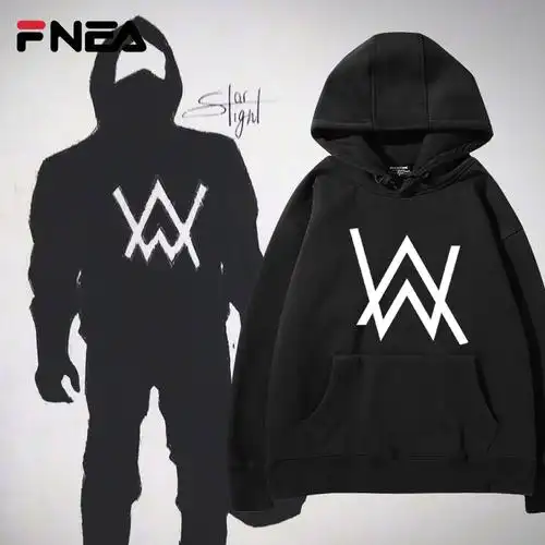 dj电音alanwalker艾伦沃克连帽卫衣长袖男女faded上衣服同款外套