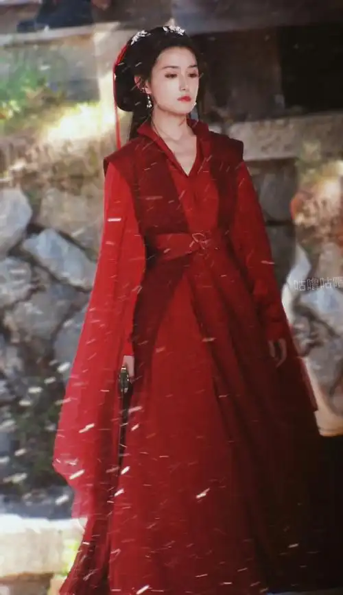 蒋依依红衣古装梦回三千鸦杀##蒋依依红衣古装梦回帝女