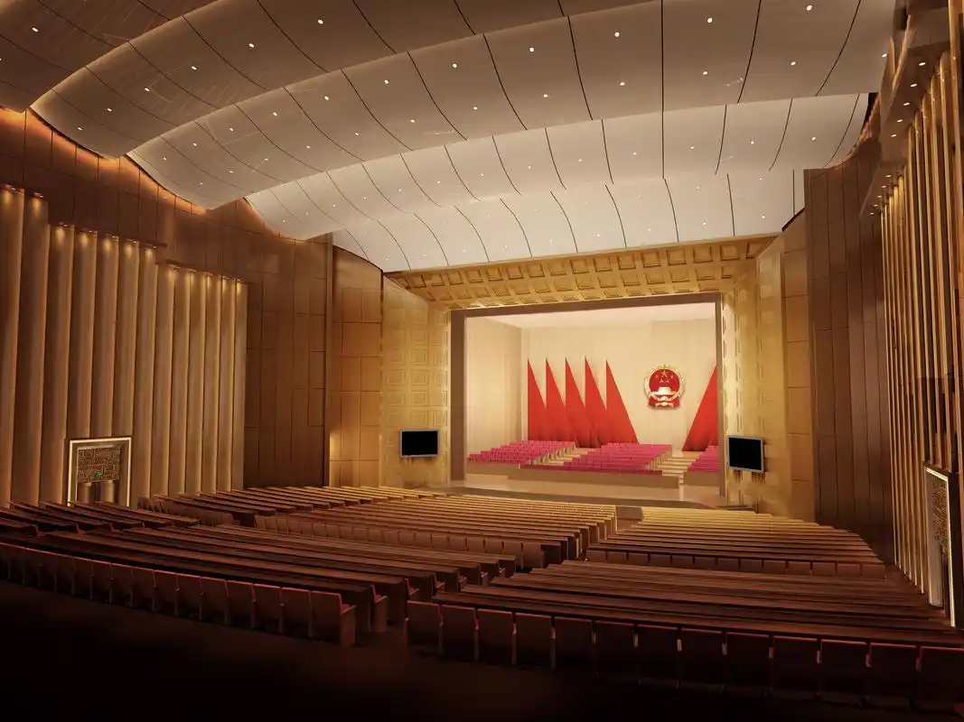 院校礼堂设计使用led舞台灯光设备