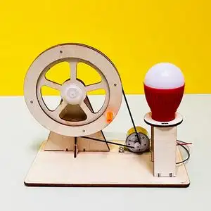 科学实验手摇发电机小学生科技制作小发明儿童创意手工diy材料包