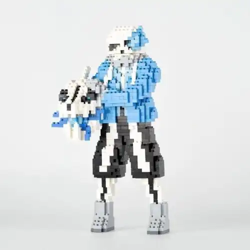 兼容乐高inksans同人传说游戏之下周边摆件积木玩具潮玩盲盒