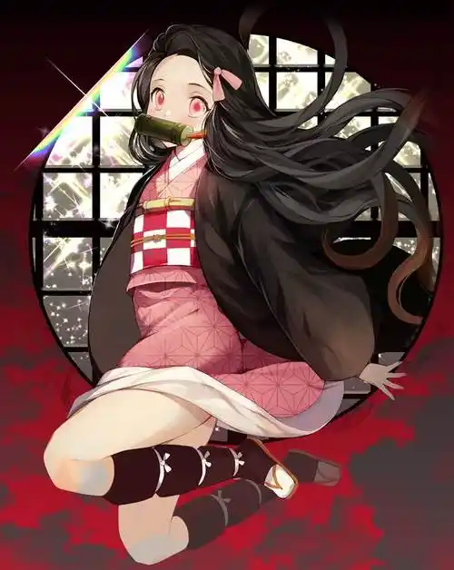 祢豆子|プチプ的鬼灭之刃插画图片