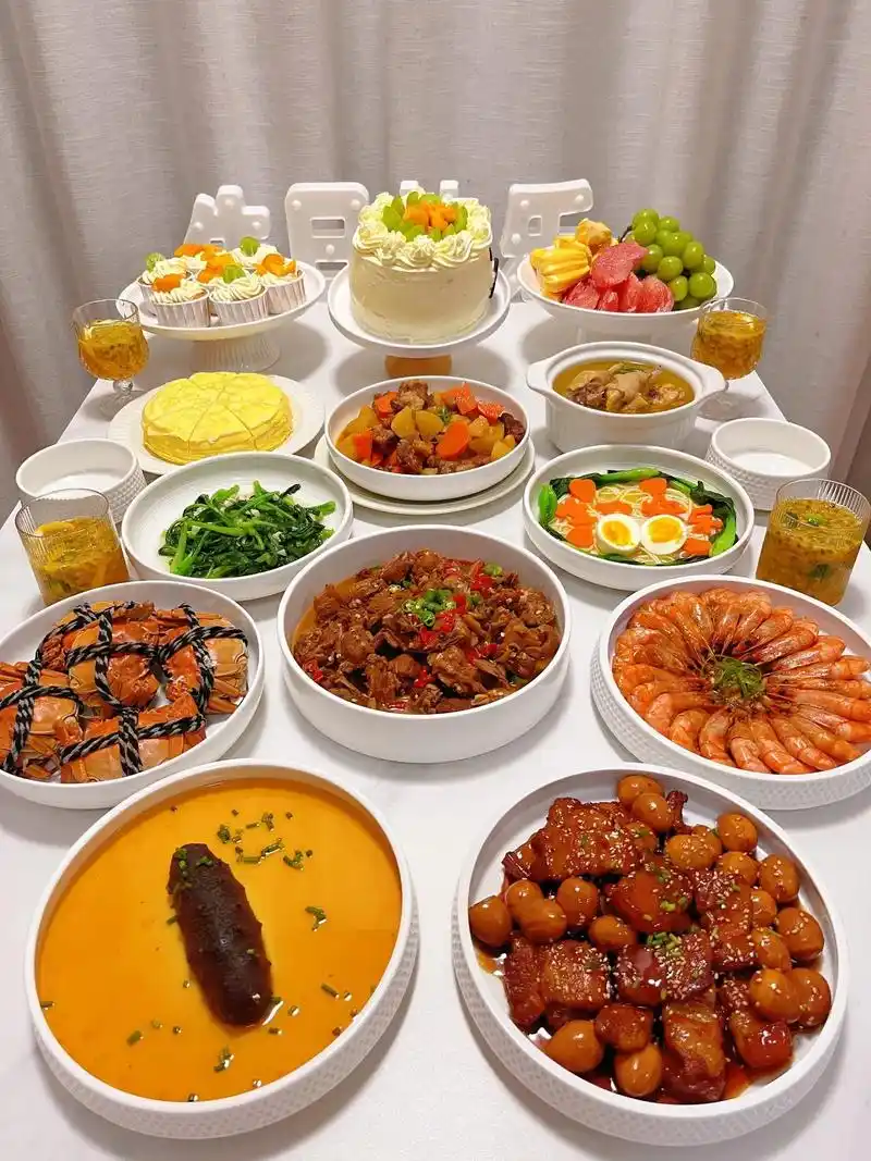 孩子生日宴|妈妈在家轻松搞定一桌菜.96给孩子的生日仪式感, - 抖音