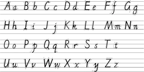 英文字母手写体_word文档在线阅读与下载_无忧文档