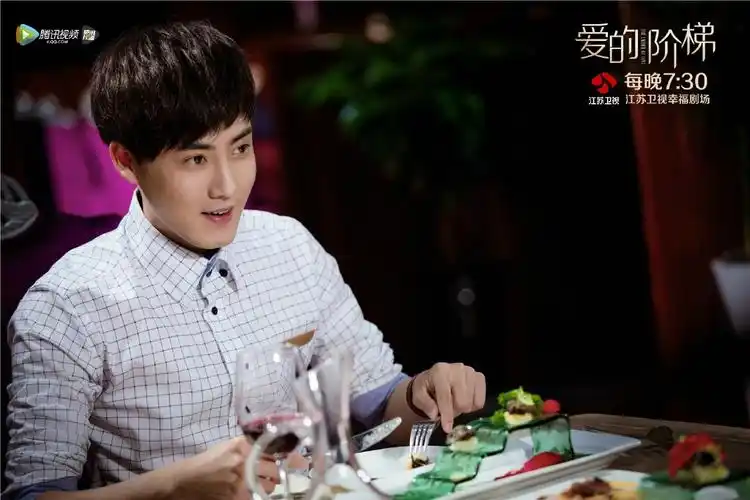 张皓天是在电视剧《 a target="_blank" href="/item/爱的阶梯