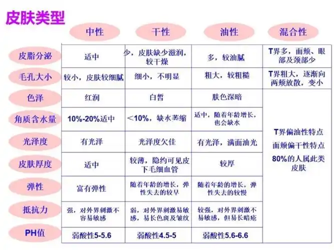 皮肤类型详细讲解_油性皮肤_干皮_肤质_毛孔_痤疮