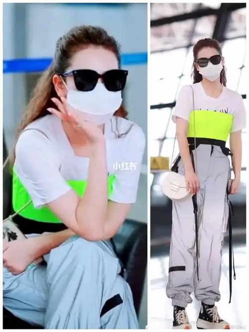 戚薇机场日常街拍穿搭女明星私服ootd07