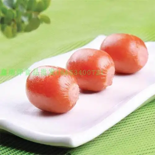 福春园清真火锅丸子 波波肠 火锅麻辣烫清真食材脆皮肠2500g装