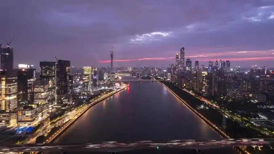 广州夜景视频素材