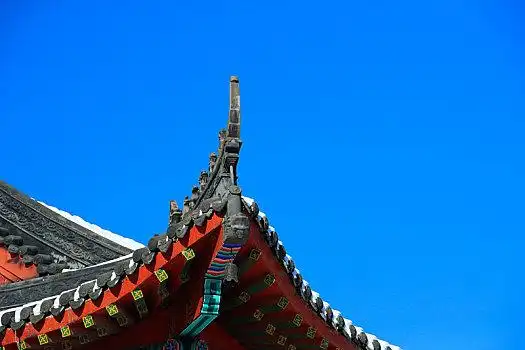 泰安寺佛教建筑挑檐