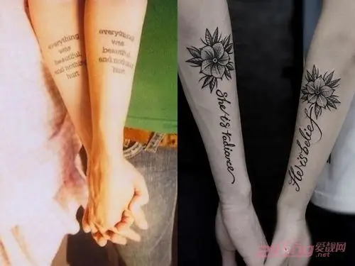 情侣纹身小清新图案最受宠!(第4页)