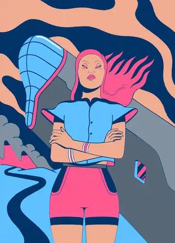 法国设计师lili des bellons人物设计与插图欣赏