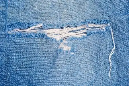 破洞牛仔裤写真图片