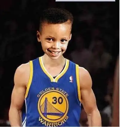 nba球星换上小时候的脸,给你什么感觉?