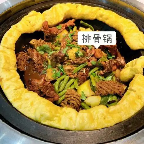 运城美食葳薇家小锅烀饼