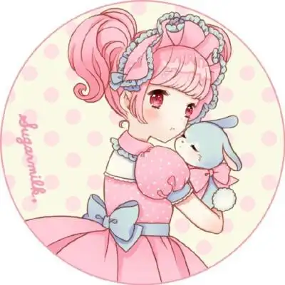 收集   点赞  评论  小可爱卡通女生头像粉红少女心梦幻头像二次元