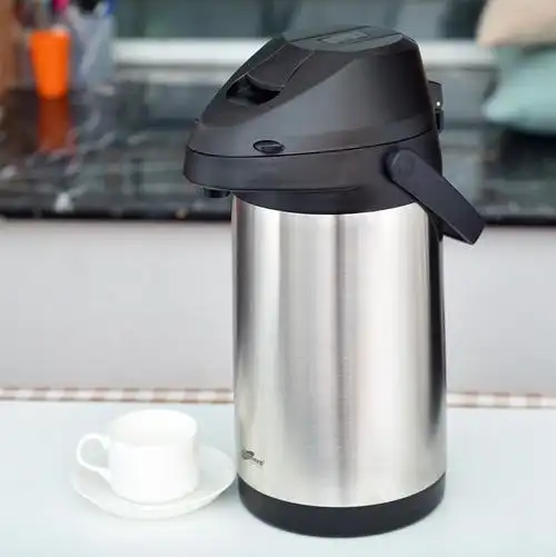 真空不锈钢内胆气压式热水瓶保温壶家用大容量暖瓶3l4l压力保温瓶