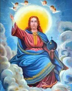 精准印花包邮正品十字绣 宗教人物 耶稣全能图