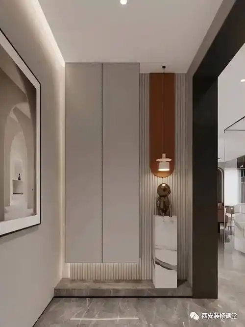 入户玄关保证光线又不遮挡视线?_玻璃_空间_仪式