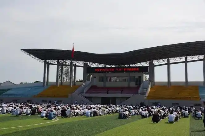 舒城中学举行918防空疏散演练活动