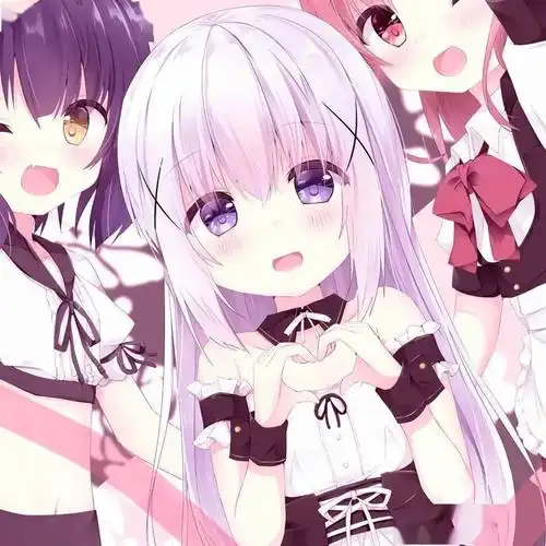 动漫头像丨三人闺蜜头像