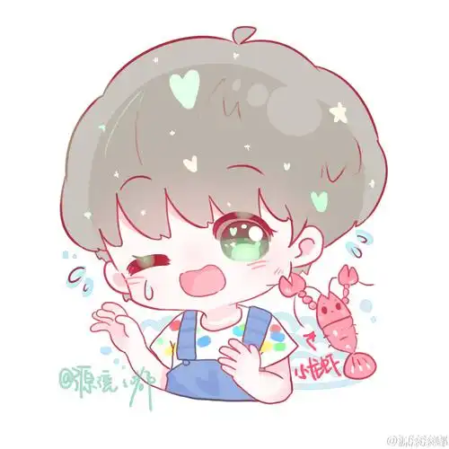 王源卡通形象 cr:logo