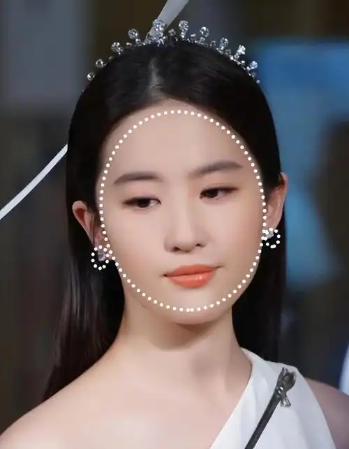 脸型特征:鹅蛋脸又被称为椭圆脸,它的形状像鹅蛋一样是椭圆状的,面部