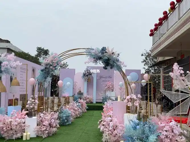 7500农村户外婚礼布置