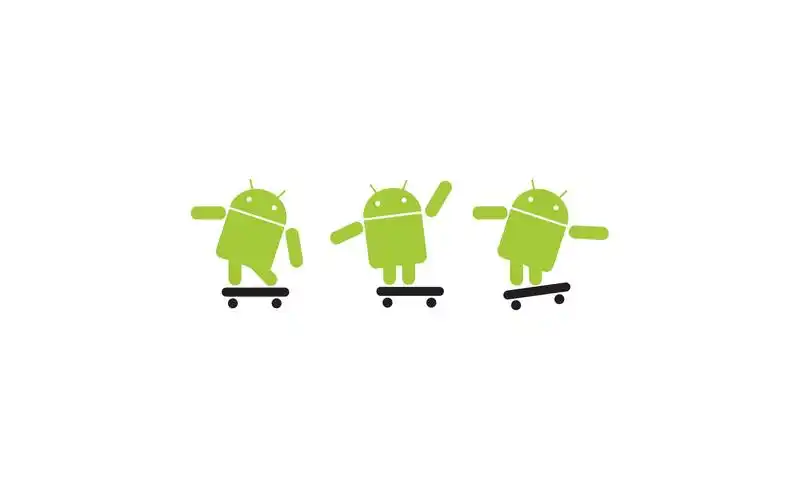 白色的android徽标壁纸1280x800分辨率查看