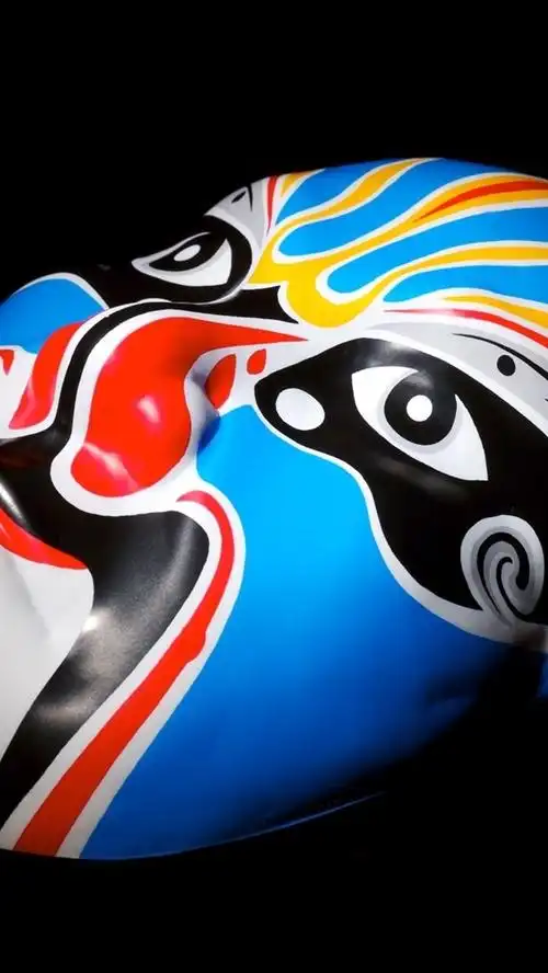 中国京剧脸谱面具 640x1136 iphone 5/5s/5c/se 壁纸,图片,背景,照片