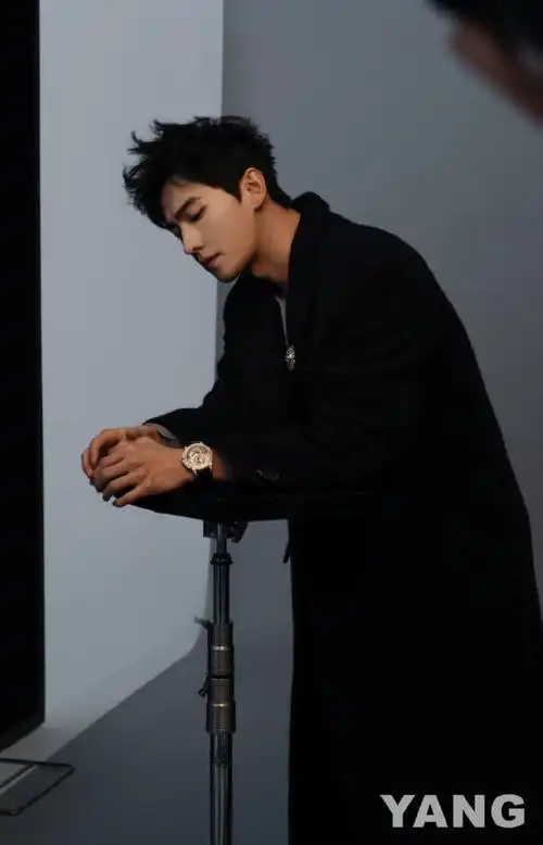 杨洋最新光影侧颜大片帅到人神共愤