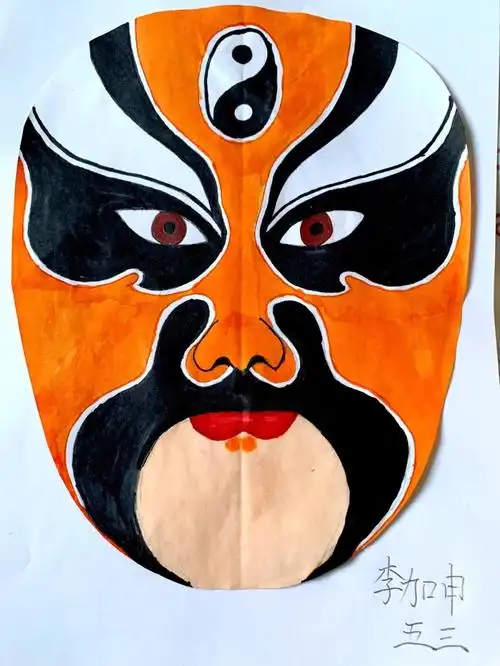 丽景61空中课堂停课不停学绘京剧脸谱唐山市路北区兴盛丽景小学五三