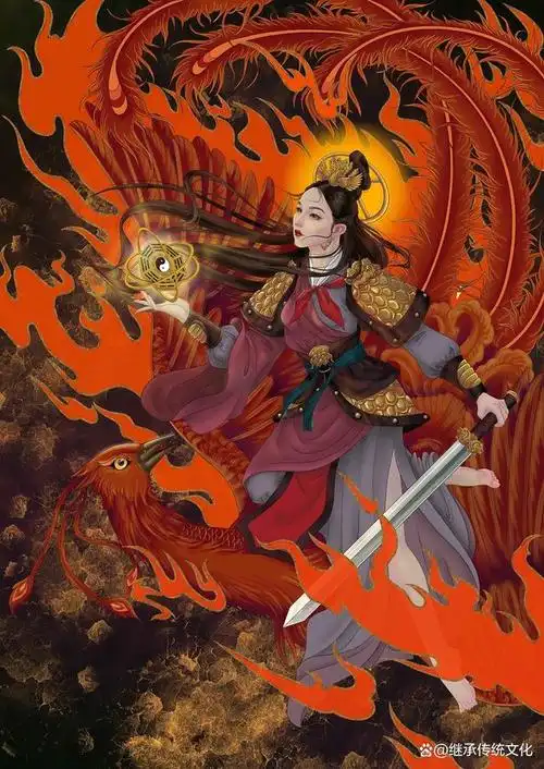 九天玄女奇门遁甲之祖上古大神地位不亚于西王母的道教女神