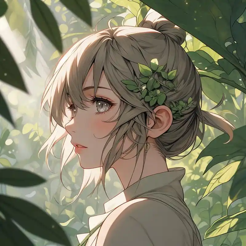 动漫风女生侧颜头像 今天给大家分享一组超美的动漫风女生侧颜头像