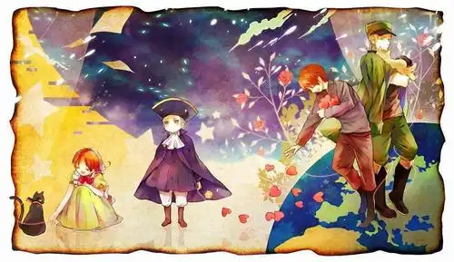 壁纸7878费里西安诺瓦尔加斯神圣罗马黑塔利亚923期