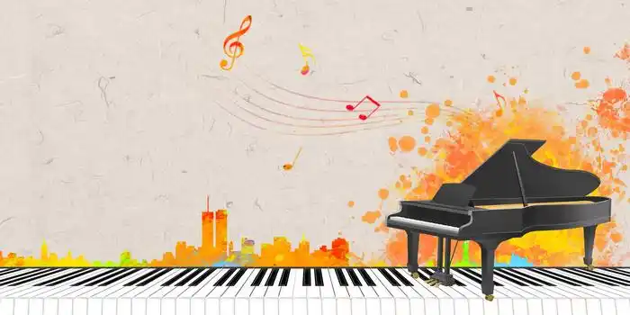 弹钢琴背景图片大全_弹钢琴背景素材下载_熊猫办公