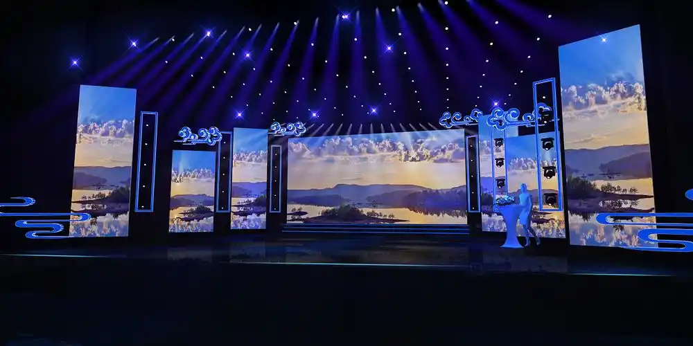 《六盘山旅游文化闭幕式》舞美设计