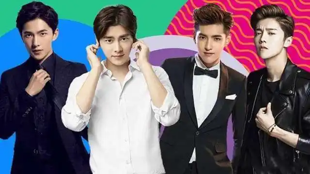 吴亦凡和杨洋,以及李易峰曾经播出的剧集和影片作品中剪辑出来的片段