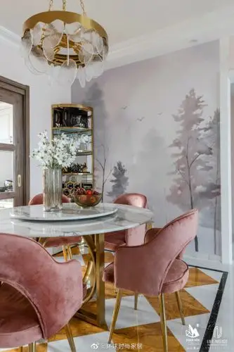120m法式轻奢风丨粉调浪漫的家