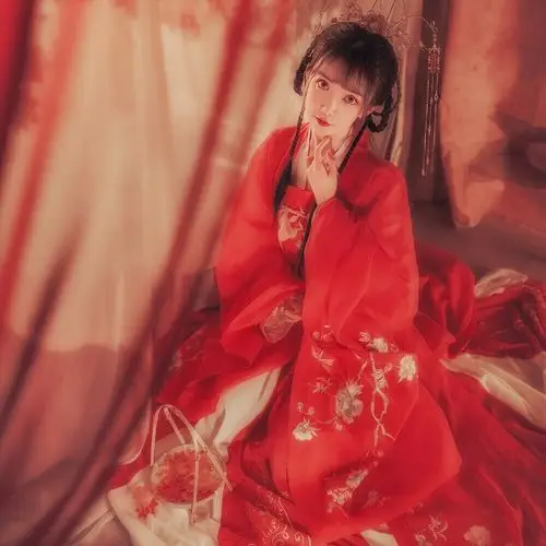 野洵 古风女喜收藏 禁二传一袭红衣霂倾城 公子一见误终身.