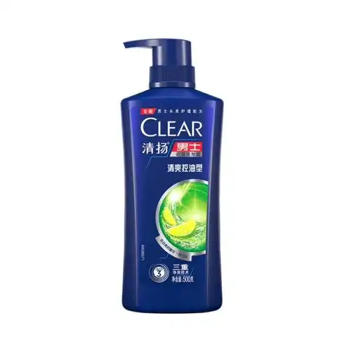 清扬男士洗发水洗发露洗发膏500g清爽控油去屑去油洁净洗发水