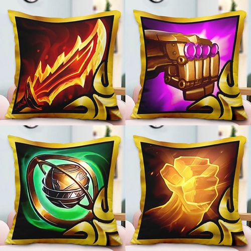 lol抱枕云顶之弈光明装备妮蔻同款抱枕金铲铲之战游戏周边靠垫枕