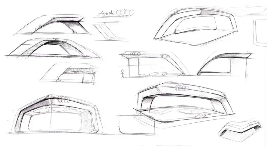 audi r8 展台设计