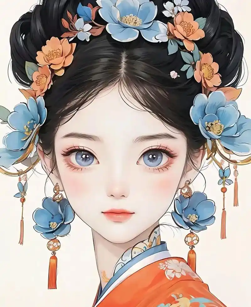 二次元 #二次元少女 #古装仙女插画图集 #动漫少女 寒假 - 抖音