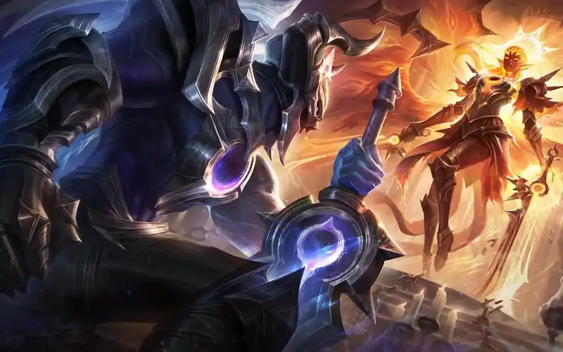 8月蚀皮肤最高特效展示,亚托克斯,暗裔剑魔【lol资讯娘】