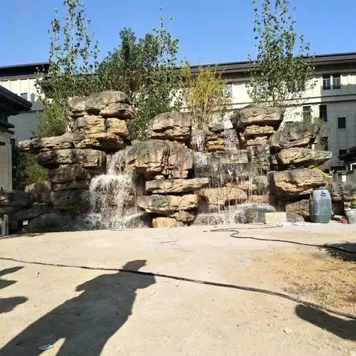 假山厂家 水池假山 塑石假山 免费提供效果图