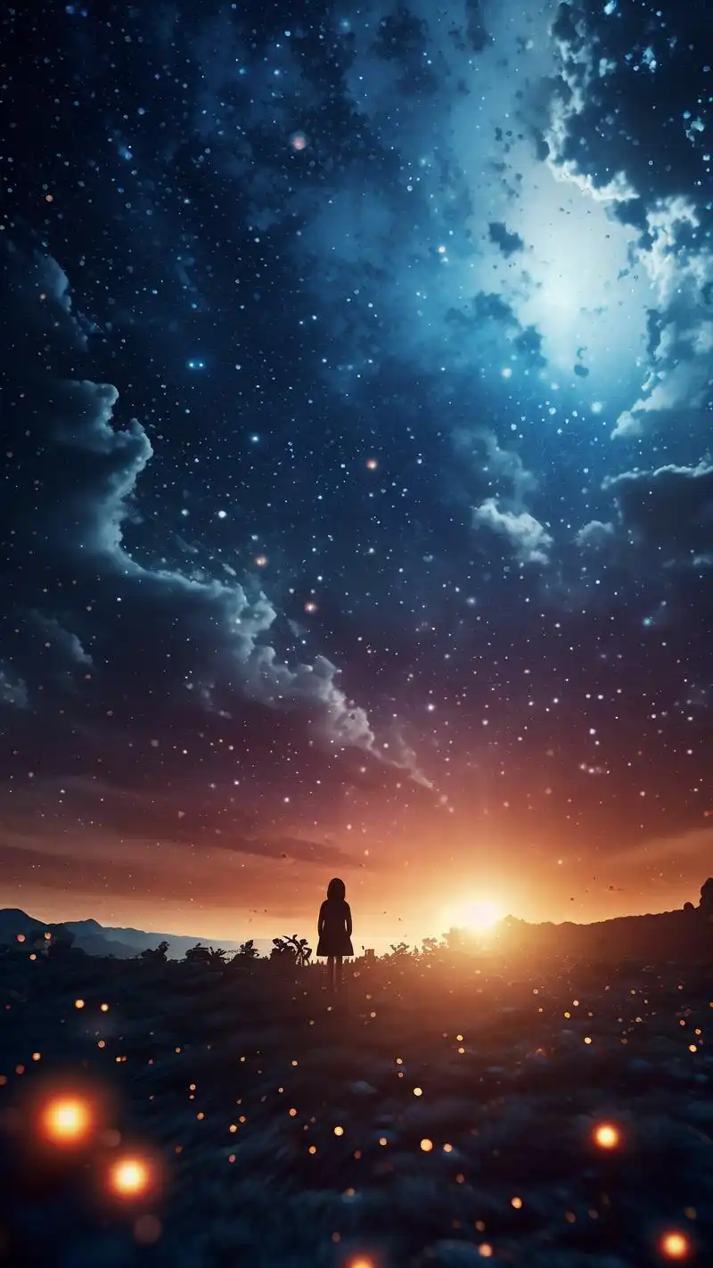 超高清8k手机星空壁纸图片9078