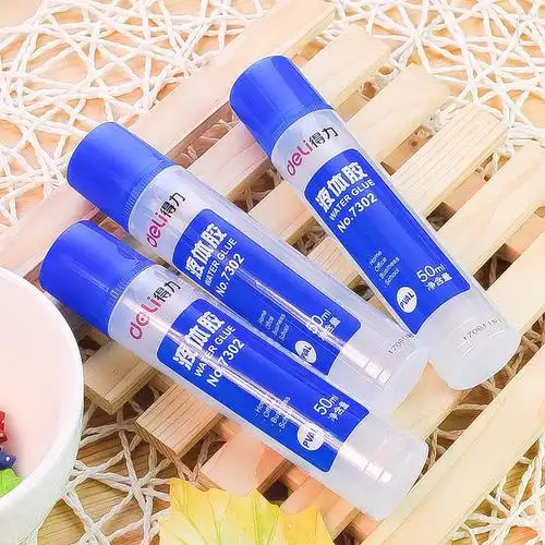 一折透明胶水手工_-小学生胶水手工液体胶胶水办公用品财务透明液体胶