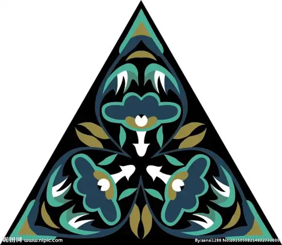 三角形图案图片