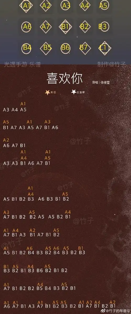 光遇手游,好听的乐谱分享,快收藏起来吧